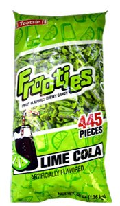 Tootsie Frootie Lime Cola 4 400ct bags by Tootsie