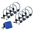 Kids 8 Station Jackbox Listening Center with Personal Headphones
