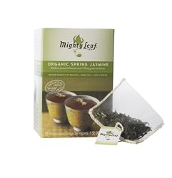 Mighty Leaf Tea, Organic Spring Jasmine, 15-Count Whole Leaf Pouches (Pack of 3)