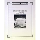 Breadman 60518 instruction booklet for TR2200C.