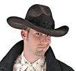 The Gambler Black Cowboy Hat - Adult Std.