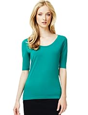 Autograph Supima® Cotton Plain Top