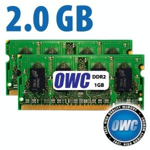 Other World Computing OWC53DR2SPAIR2G 2GB Matched Pair PC5300 DDR2 667MHz SODIMM