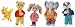 Rupert And Friends Set 5 Figures_s-1