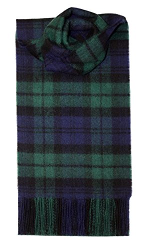 Pure Lambswool Tartan Scarf 70" x 10"