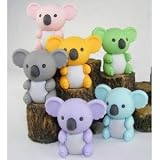 Japanese Iwako Eraser Set - Koala Bear (six colors)