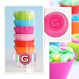 Yellow Greaseproof Baking Cup Cupcake Liners   Pack of 100