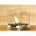 Tischkamin Kamin Tischfeuer 6-eckig Glas f�r Bio-Ethanol