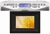 Curtis KCR2610 7-Inch Under Counter TV Clock Radio