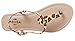 ABUSA Women's Fashion Thin Adjustable Leather Flat Sandal