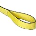 Mazzella EE1 Edgeguard Nylon Web Sling, Eye-and-Eye, Yellow, 1 Ply, Flat Eyes, Vertical Load Capacity