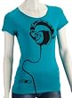 IRIEDAILY Damen Tee bedruckt RPM Girl Tee