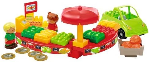 Ecoiffier Abrick Market Playset 32 Pieces by Abrick