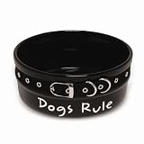 Black Dogs Rule Collar Bowl