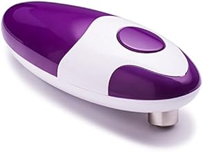 Chef's Star Smooth Edge Automatic Electric Can Opener (Purple)