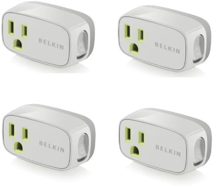 4 Pack Belkin Power Conserve Illuminated Switch F7c016q - Bulk Packaging