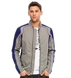 Armani Exchange Bi-Color Cotton Moto Jacket