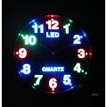 LED Uhr Wanduhr Leduhr mit Nachtbeleuchtung und Netzteil von KANANA