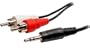 1/8' Stereo (3.5mm) Male Mini to 2-RCA Male Audio Y-Cable iPod Compatible (6 FT.)