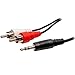 1/8' Stereo (3.5mm) Male Mini to 2-RCA Male Audio Y-Cable iPod Compatible (6 FT.)
