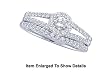 WOW! 14k. Solid Gold 2/3ctw. Genuine Diamond Bridal Ring Set ** Top Quality **