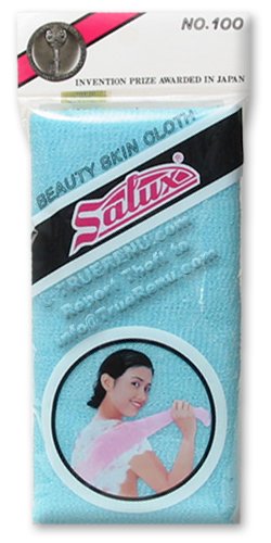 Salux Nylon Japanese BathTowel - Blue under The Beauty Store