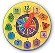Wooden Shape Sorting Clock - (Child)