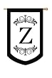 Monogram Regalia Regular Size Flag Z Monogram Regalia Regular Size Flag Z