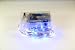 Micro LED 20 Blue Color Lights Battery Operated on 7ft Long Silver Color Ultra Thin String Wire