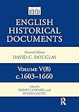 English historical documents. 1603-1660