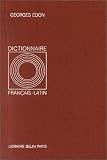 Dictionnaire fran�ais-latin