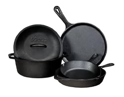 Best buy on Lodge L5HS3 Lodge Logic Cast Iron 5-Piece Cookware Set