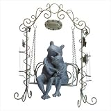 ALAB FROGS ON SWING/BUD VASES