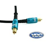 1m Premium VDC Cavo ottico Toslink - (per PS3, Sky, Sky HD, Vergine HD, LCD, Plasma, lettore Blu Ray per la connessione con sistemi Home Cinema, Amplificatori AV Etc.)di Van Damme