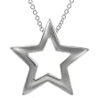 Sterling Silver Polished Open Star