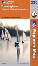 Birmingham, Walsall, Solihull and Redditch (Explorer Maps)