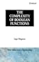 The Complexity of Boolean Functions (Wiley Teubner on Applicable Theory in Computer Science)