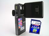 SVP HDDV-3000 12MP Max. 6-in-1 Multi-Functional Camcorder with Rare Huge Flip LCD! (16GB SDHC Card Included)