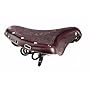 Brooks B18 Lady Antique Brown with Black Steel Rails w/Clamp