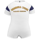 Georgia Tech Yellow Jackets Infant White Arched Romper