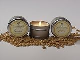 WholeMade Natural Hand Poured Soy Wax Candle, 8 Oz Travel Tin, Wonderful Almond Aroma