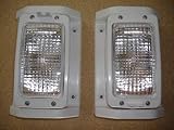 (2) 55W White Surface Mount RV Cargo Trailer Work Ramp Halogen Lights (2) 55W White Surface Mount RV Cargo Trailer Work Ramp Halogen Lights
