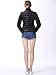 Miya Women's Packable Ultra light Weight Short Down Jacket Coat Stand collar-black X-Small