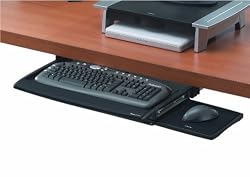 Fellowes Deluxe Keyboard Drawer with Soft Touch Wrist Rest (8031207)