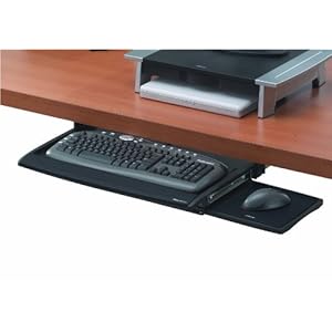 Fellowes Deluxe Keyboard Drawer with Soft Touch Wrist Rest (8031207)