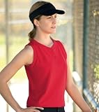 Augusta Sportswear Ladies Sleeveless Two-Button Softball Jersey. 550