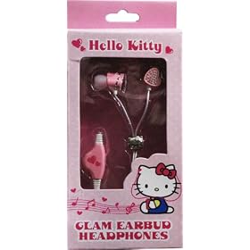 Hello Kitty Glam Earbud Headphones
