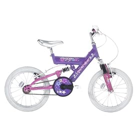 Raleigh 16" Superstar Girls Dual Suspension Bike
