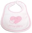 Dressed to Drool Girl "Mommy Loves Me" Bib