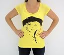 Yellow Silhouette Tee